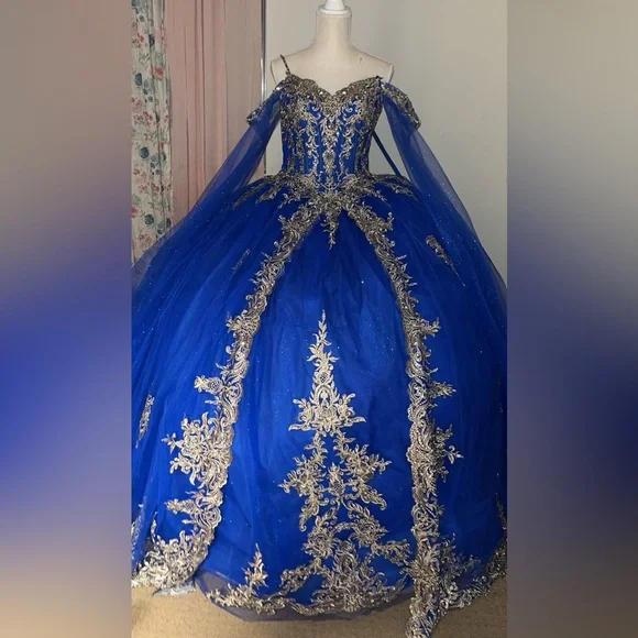 Dresses | Royal Blue Quince Dress | Poshmark